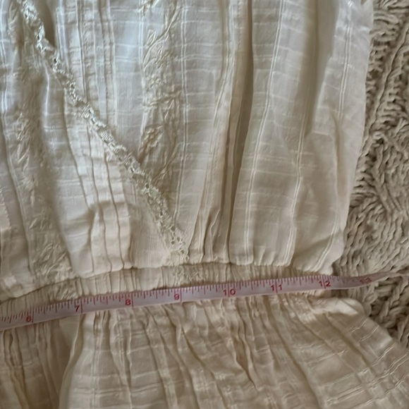 American Eagle Outfitters Cream Long Sleeve Mini  Dress - Picture 6 of 8